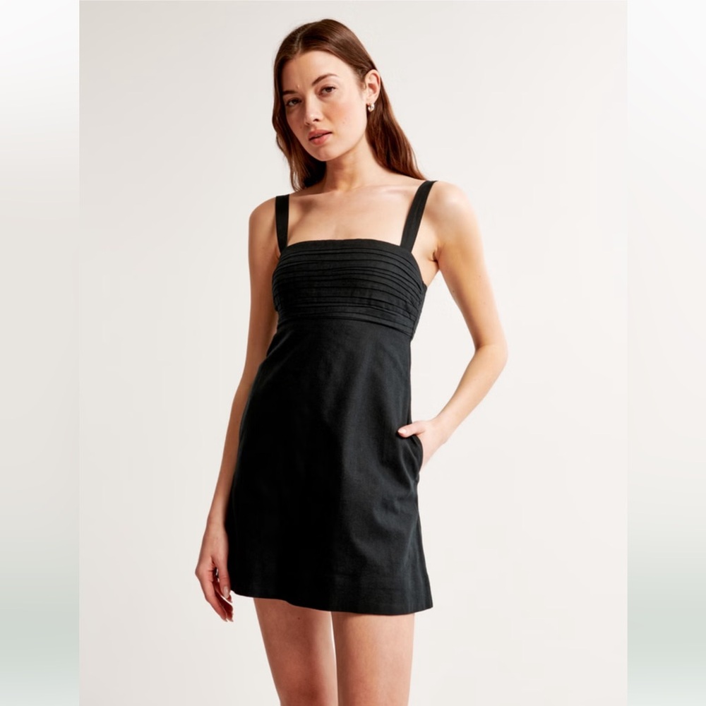 Abercrombie Emerson Linen-Blend Skort Dress